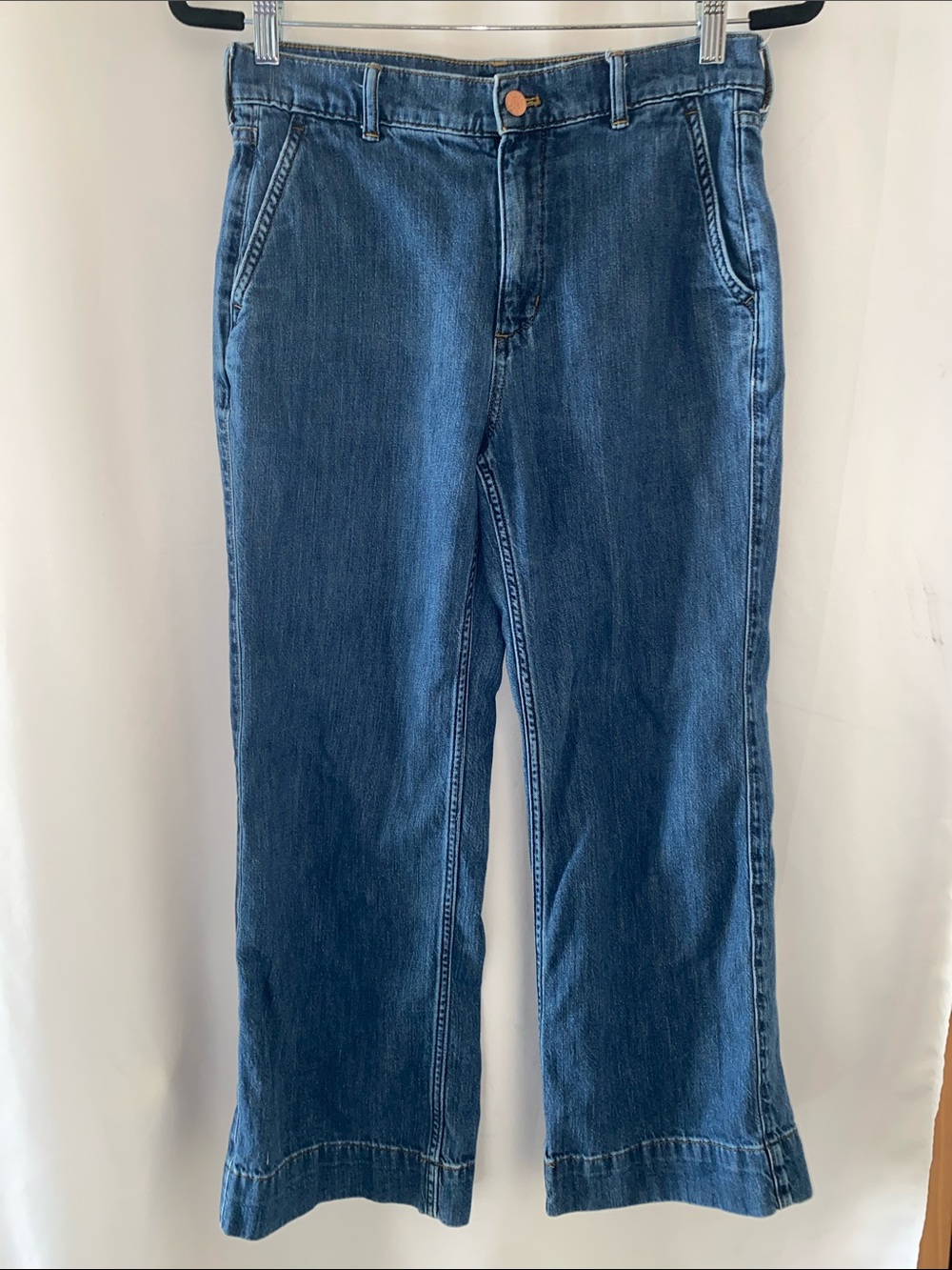 J. Crew women’s Wide-Leg cropped Jeans 27p